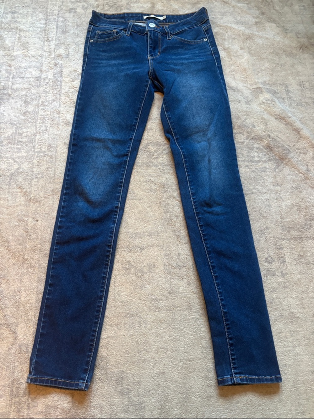 Levi's Dark Blue Skinny Jeans — Stretch Slim Fit